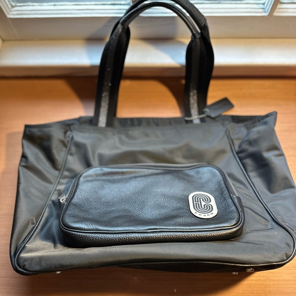 Coach Court Tote C5049 Black